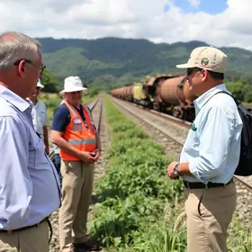 Deputado visita terminal e apoia expansão ferroviária em MT...