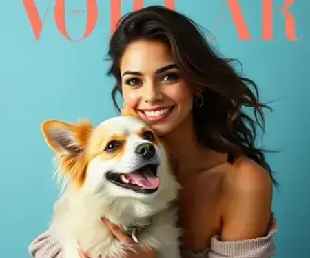 Bruna Marquezine posa para capa de revista ao lado de cachorro que adotou com o ex