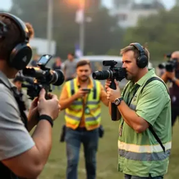 Repórter da Globo recebe arma ao vivo e momento viraliza...