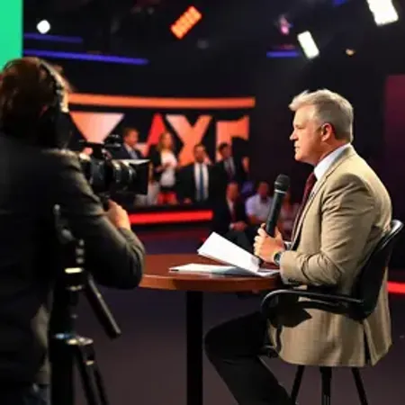 Jornalista abandona programa ao vivo após climão com apresentador...