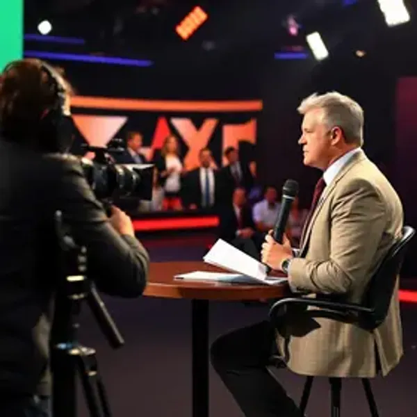 Jornalista abandona programa ao vivo após climão com apresentador...