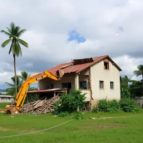 Inocêncio destrói casa no bairro São José Operário em Alta Floresta
