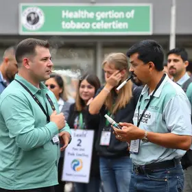 Secretaria de Saúde e DRE AF promovem evento de mobilização voltado a prevenção do tabagismo e cigarros eletrônicos