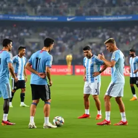 Argentina faz treina fechado e mantém mistério para final da Copa...