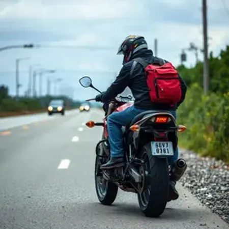 Motociclista sem habilitação bate de frente com outra moto e sofre fratura exposta