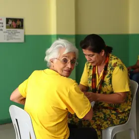 Idosos de Cuiab� participam de a��es do Setembro Amarelo nos CCIs...