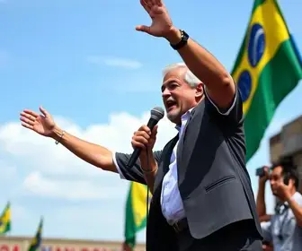 Lúdio projeta virada de Lula contra Bolsonaro em ato com 5 mil pessoas em Cuiabá