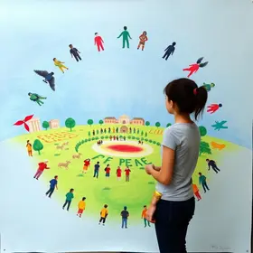 Estudantes de Várzea Grande preparam encerramento do projeto ‘Círculo da Paz’ com exposição no Fórum