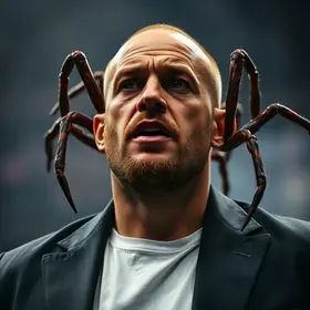 Spider rebate declaração de Dana White: "Careca falando M"...