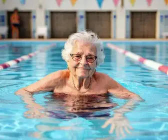 Com atividades de saúde e lazer, prefeita Flávia Moretti inaugura piscina e celebra Dia do Idoso no Vovô Zeid